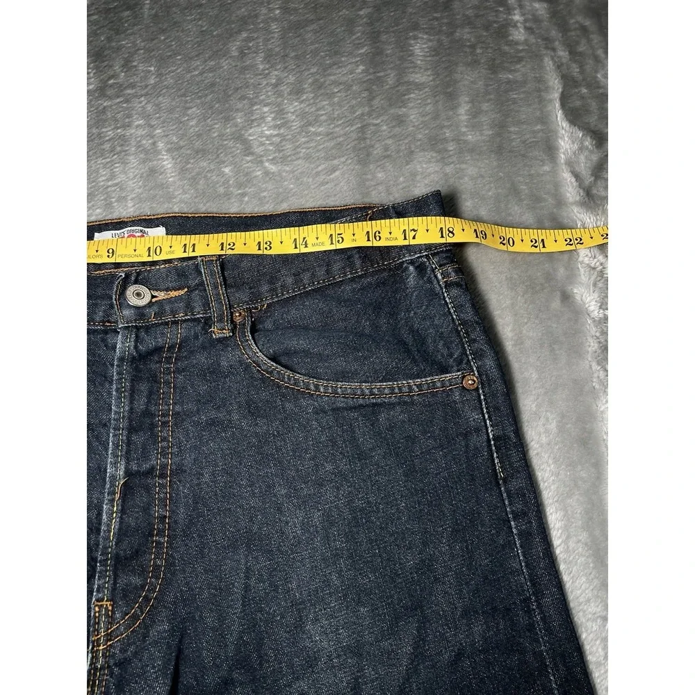 Levi's 501 Jeans Men Size 36x30 Dark Wash Button Fly Made In USA Vintage